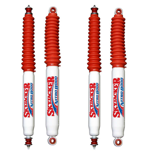 Skyjacker N8000 Nitrogen Gas Shocks Set w/2-4" lift - 1966-1977 Ford F-250 4WD High Boy