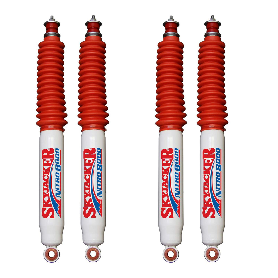 Skyjacker N8000 Nitrogen Gas Shocks Set w/0" lift - 1987-1991 Isuzu Trooper 4WD