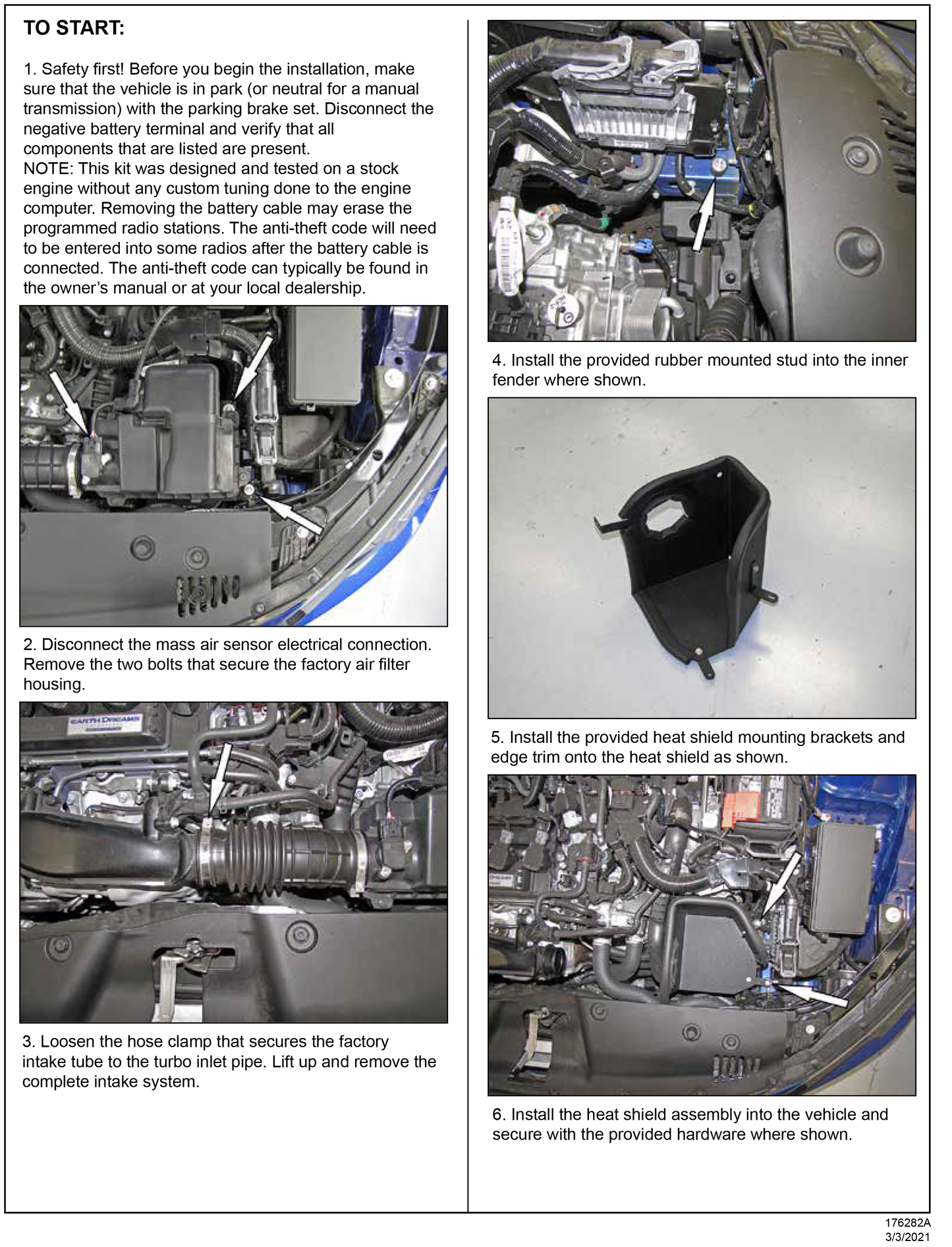 Spectre Air Intake Kit | Honda Civic (16-20) (9069)