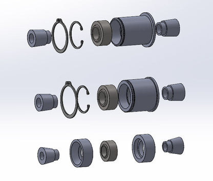 SPL Parts Front Lower Control Arm Bushing Kit - 2017-2020 Fiat 124 Spider (NF)