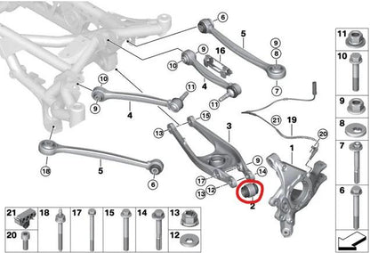 SPL Parts Rear Spherical Lower Control Arm Bushing Set - 2009-2013 BMW 328i xDrive (E92)