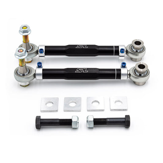 SPL Parts Titanium Rear Toe Arms w/Eccentric Lockout - 2008-2021 Subaru WRX STI (GR/VA)