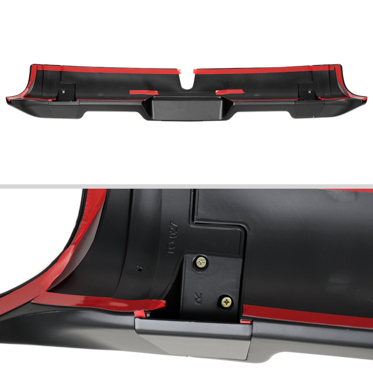 2016-2022 Toyota Tacoma Rear Roof Matte Black Truck Spoiler Wing Kit