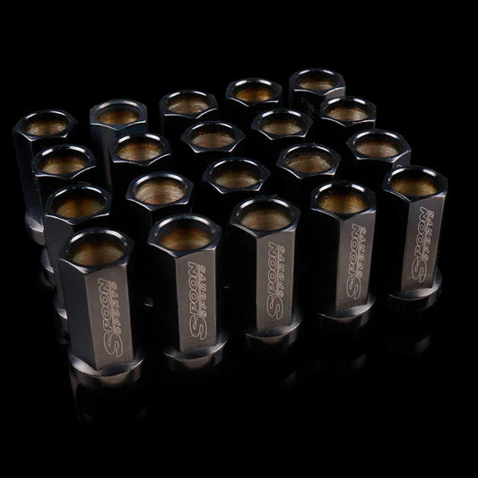 Spoon Sports CrMo Lug Nuts Black 14x1.50 (20)