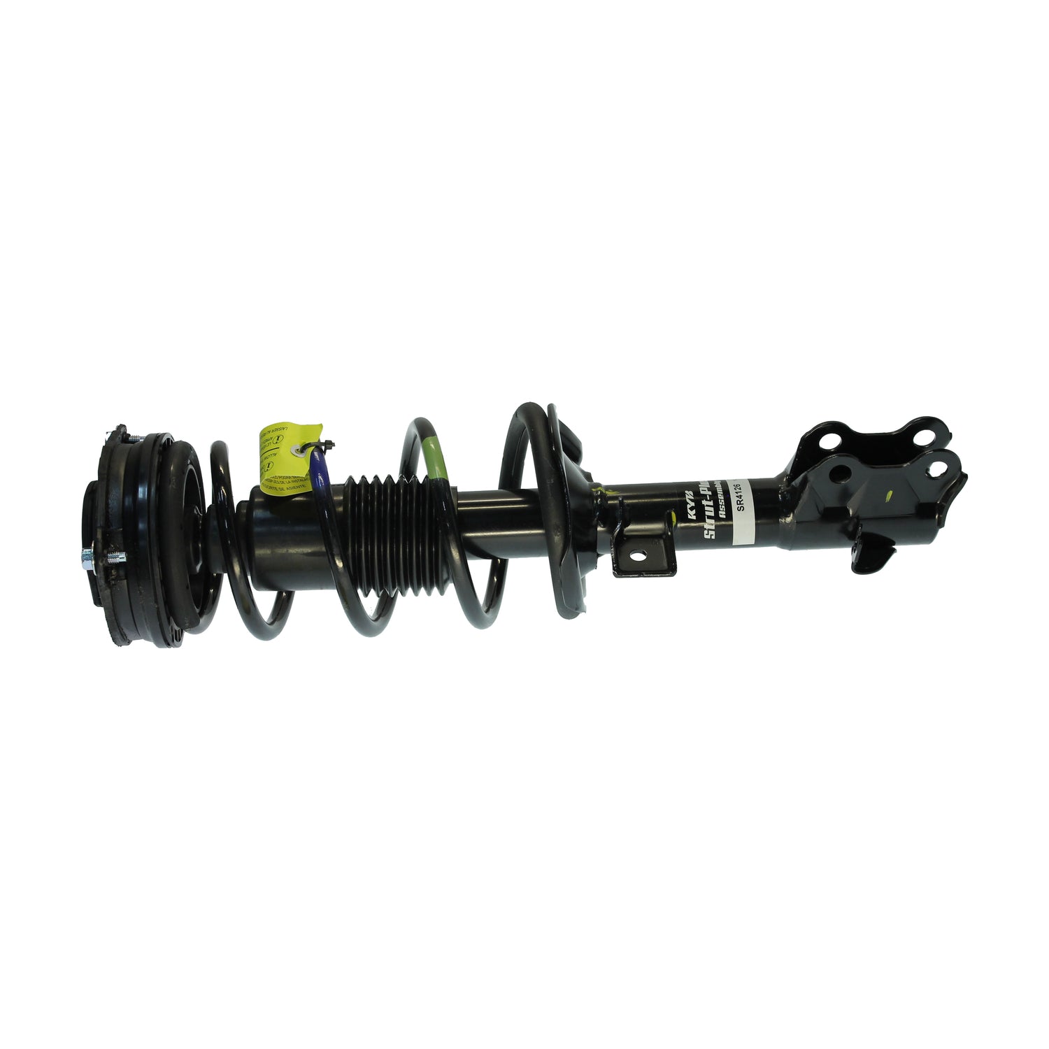 KYB Front Right Strut and Coil Spring Assembly Complete Corner Unit | Nissan Versa (07-11) (SR4126)