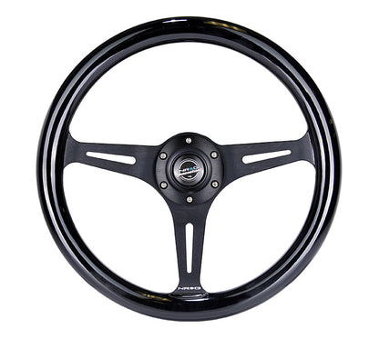NRG 350MM 1.5" DEEP DISH WOOD GRAIN STEERING WHEEL