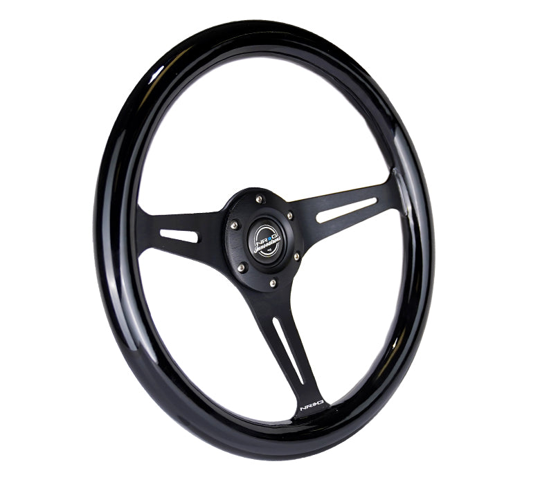 NRG 350MM 1.5" DEEP DISH WOOD GRAIN STEERING WHEEL