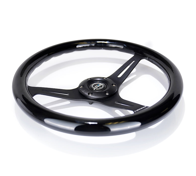NRG 350MM 1.5" DEEP DISH WOOD GRAIN STEERING WHEEL