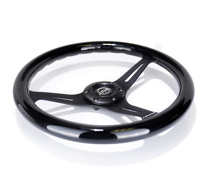 NRG 350MM 1.5" DEEP DISH WOOD GRAIN STEERING WHEEL