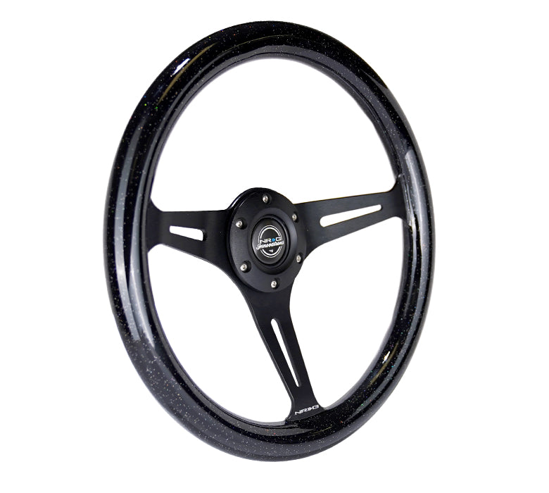 NRG 350MM 1.5" DEEP DISH WOOD GRAIN STEERING WHEEL