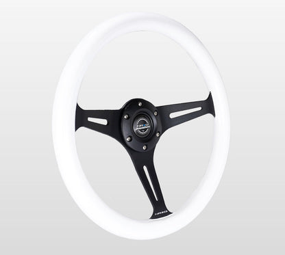 NRG 350MM 1.5" DEEP DISH WOOD GRAIN STEERING WHEEL