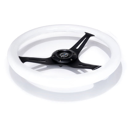 NRG 350MM 1.5" DEEP DISH WOOD GRAIN STEERING WHEEL