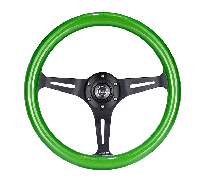 NRG 350MM 1.5" DEEP DISH WOOD GRAIN STEERING WHEEL