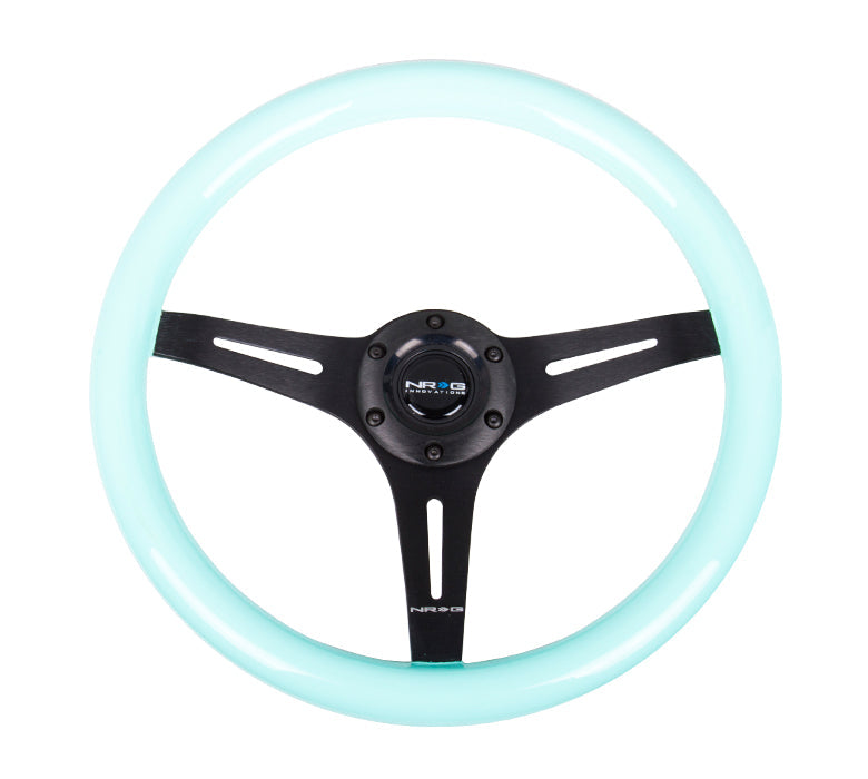 NRG 350MM 1.5" DEEP DISH WOOD GRAIN STEERING WHEEL
