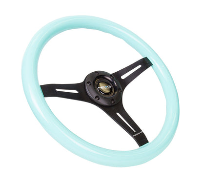 NRG 350MM 1.5" DEEP DISH WOOD GRAIN STEERING WHEEL