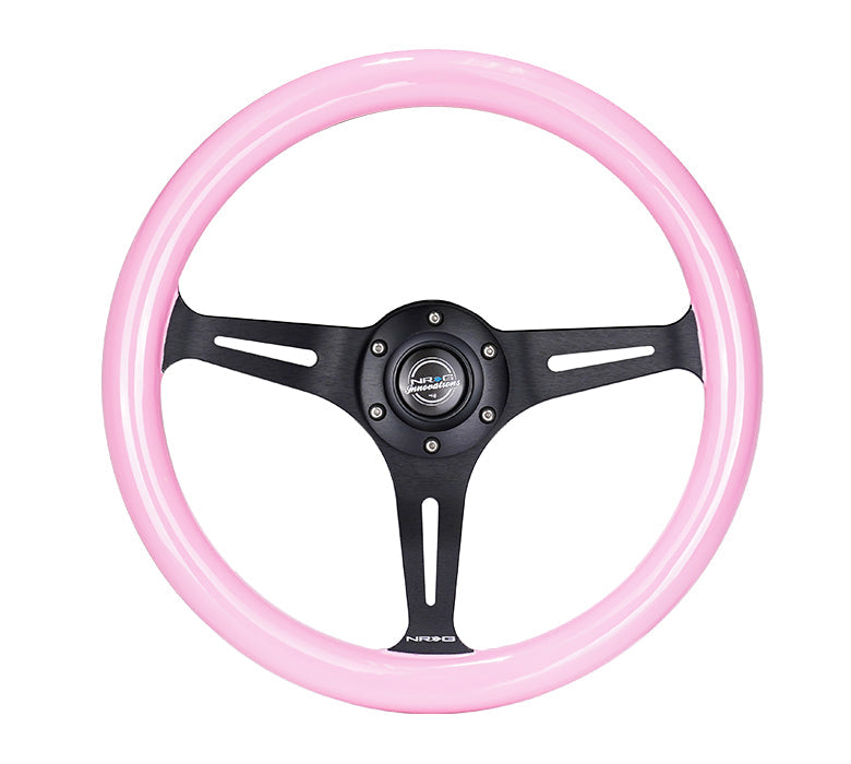 NRG 350MM 1.5" DEEP DISH WOOD GRAIN STEERING WHEEL