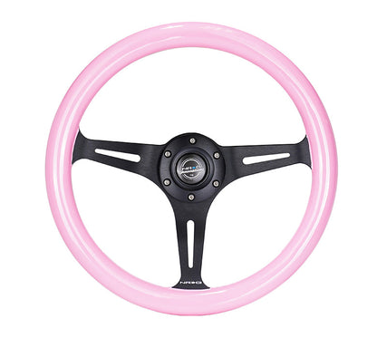 NRG 350MM 1.5" DEEP DISH WOOD GRAIN STEERING WHEEL