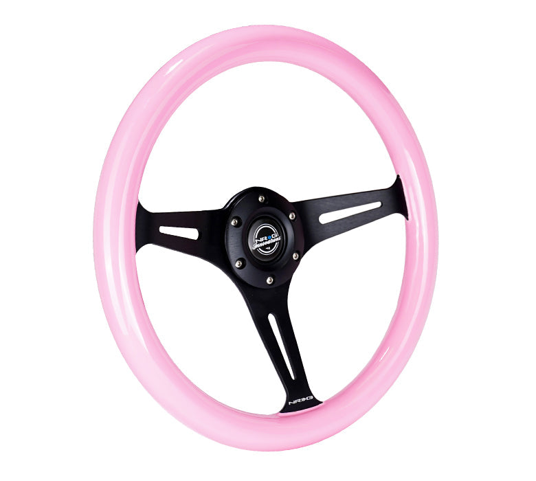 NRG 350MM 1.5" DEEP DISH WOOD GRAIN STEERING WHEEL