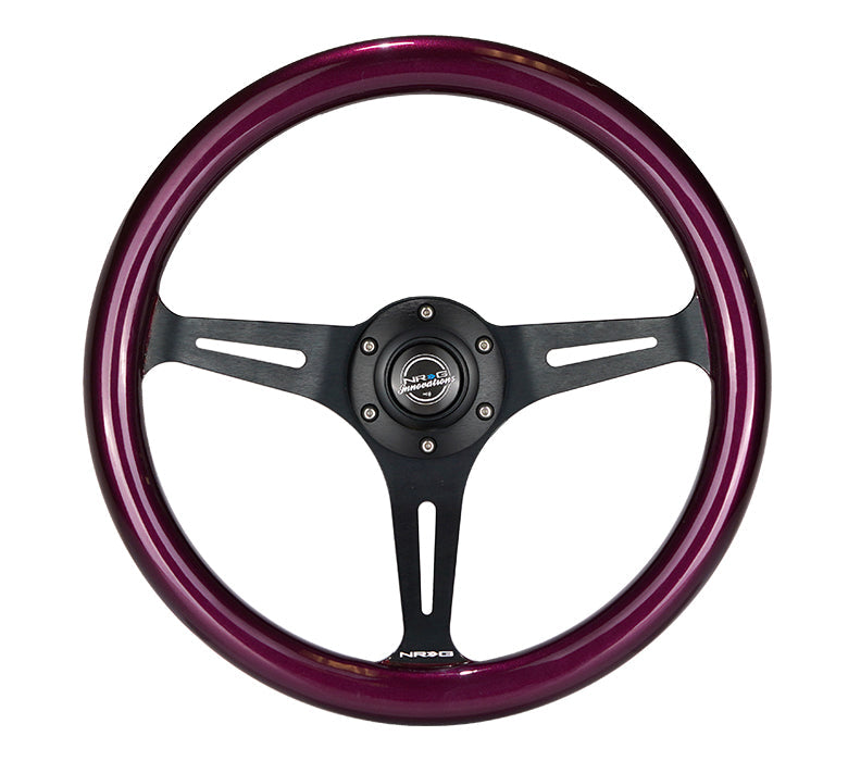 NRG 350MM 1.5" DEEP DISH WOOD GRAIN STEERING WHEEL