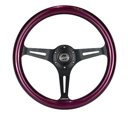 NRG 350MM 1.5" DEEP DISH WOOD GRAIN STEERING WHEEL