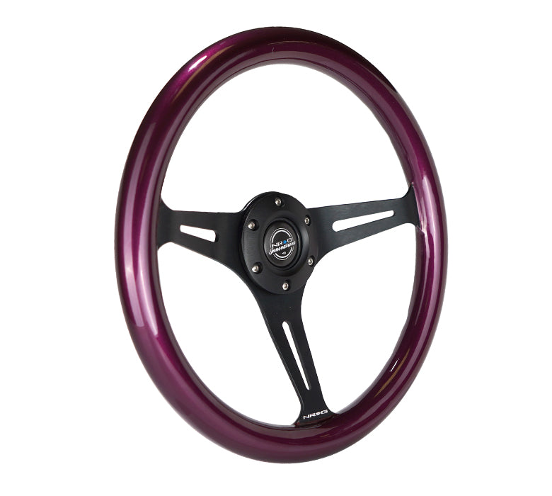 NRG 350MM 1.5" DEEP DISH WOOD GRAIN STEERING WHEEL