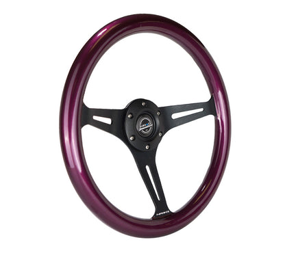 NRG 350MM 1.5" DEEP DISH WOOD GRAIN STEERING WHEEL