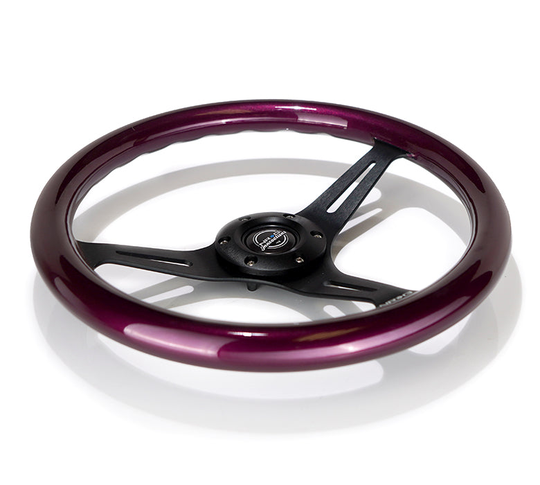 NRG 350MM 1.5" DEEP DISH WOOD GRAIN STEERING WHEEL