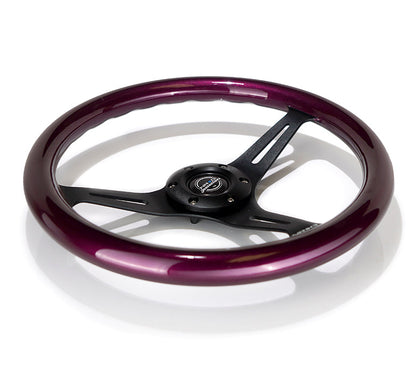 NRG 350MM 1.5" DEEP DISH WOOD GRAIN STEERING WHEEL