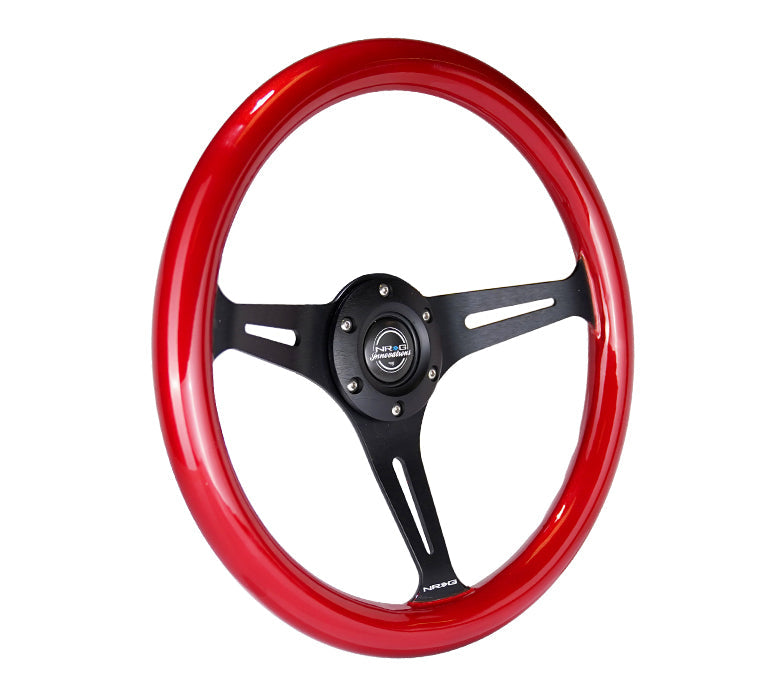 NRG 350MM 1.5" DEEP DISH WOOD GRAIN STEERING WHEEL