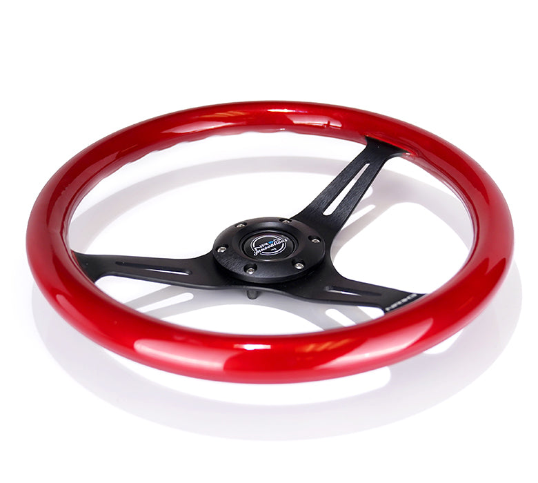 NRG 350MM 1.5" DEEP DISH WOOD GRAIN STEERING WHEEL