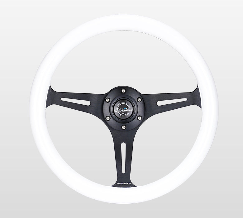 NRG 350MM 1.5" DEEP DISH WOOD GRAIN STEERING WHEEL