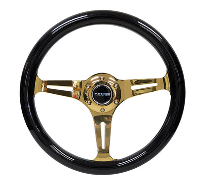 NRG 350MM 1.5" DEEP DISH WOOD GRAIN STEERING WHEEL
