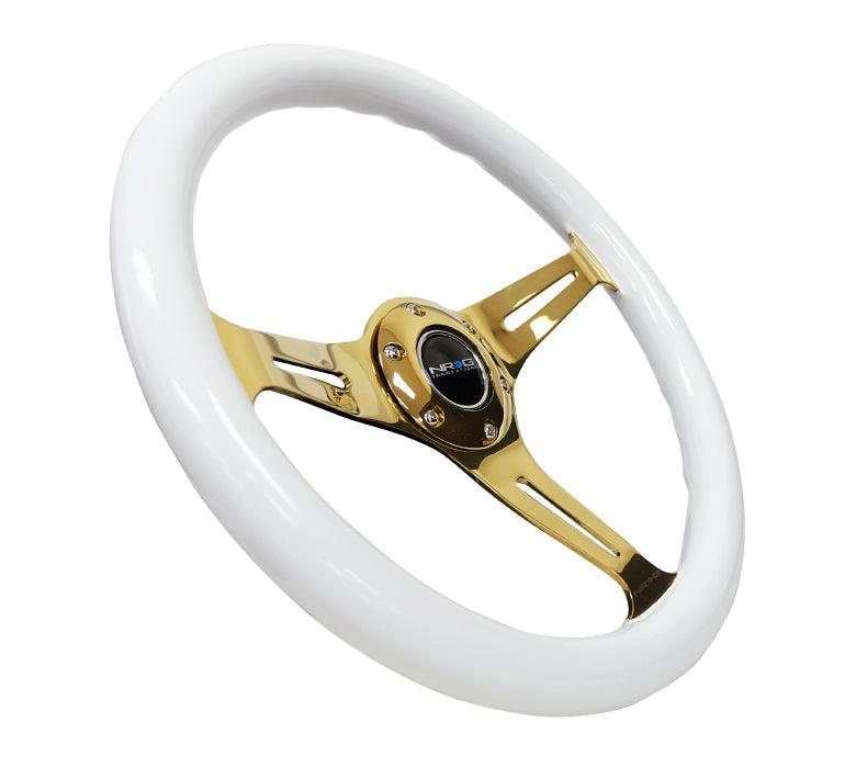 NRG 350MM 1.5" DEEP DISH WOOD GRAIN STEERING WHEEL