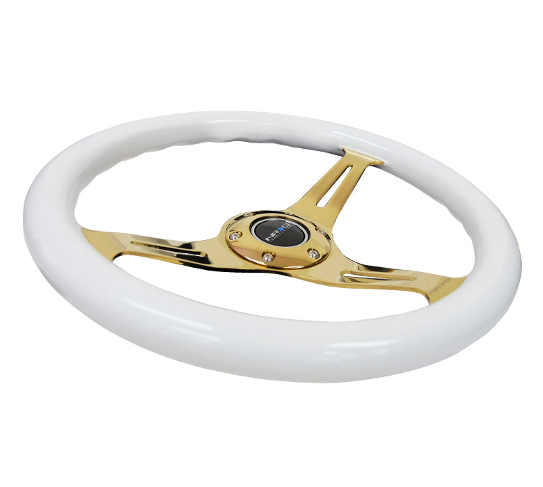 NRG 350MM 1.5" DEEP DISH WOOD GRAIN STEERING WHEEL
