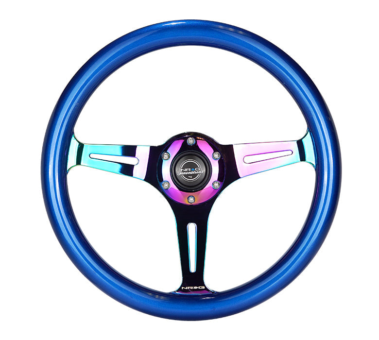 NRG 350MM 1.5" DEEP DISH WOOD GRAIN STEERING WHEEL