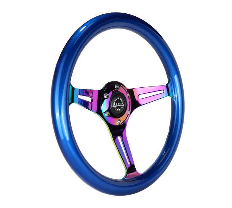 NRG 350MM 1.5" DEEP DISH WOOD GRAIN STEERING WHEEL