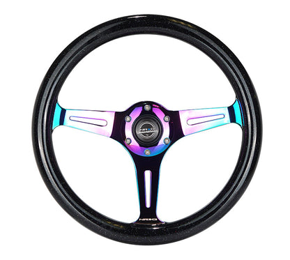 NRG 350MM 1.5" DEEP DISH WOOD GRAIN STEERING WHEEL