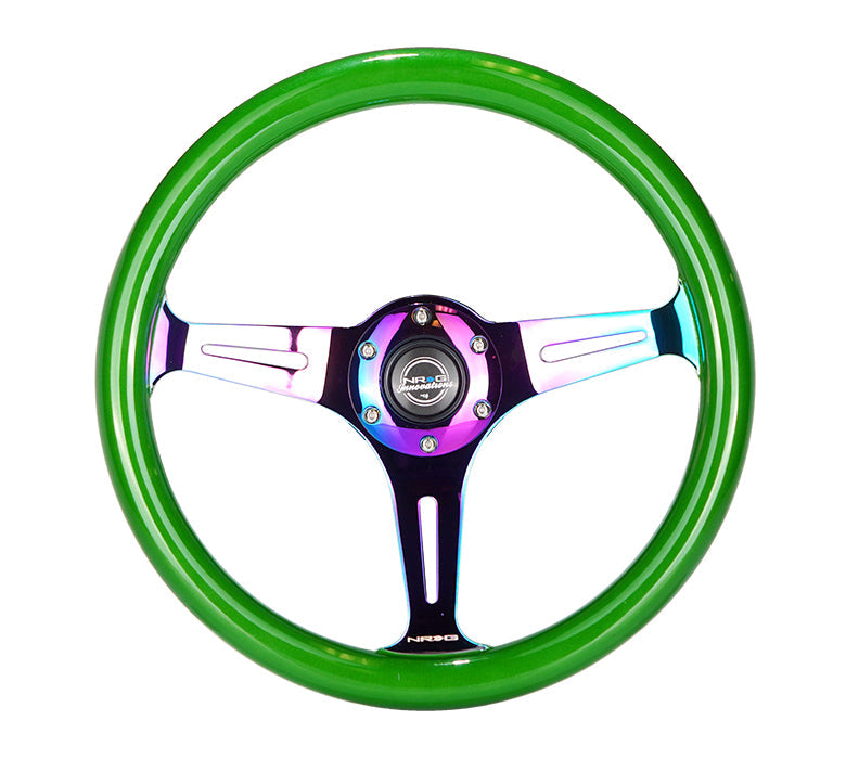 NRG 350MM 1.5" DEEP DISH WOOD GRAIN STEERING WHEEL