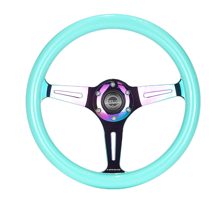 NRG 350MM 1.5" DEEP DISH WOOD GRAIN STEERING WHEEL