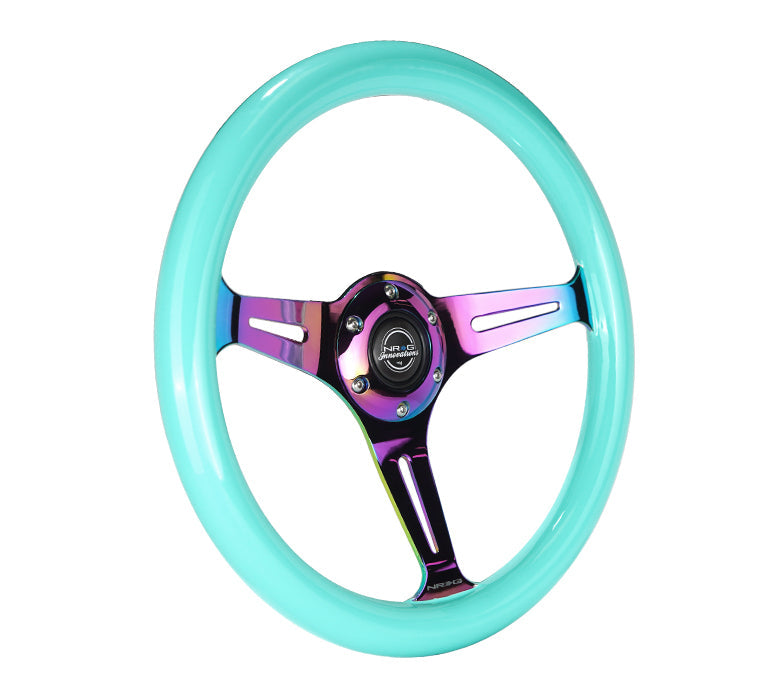 NRG 350MM 1.5" DEEP DISH WOOD GRAIN STEERING WHEEL