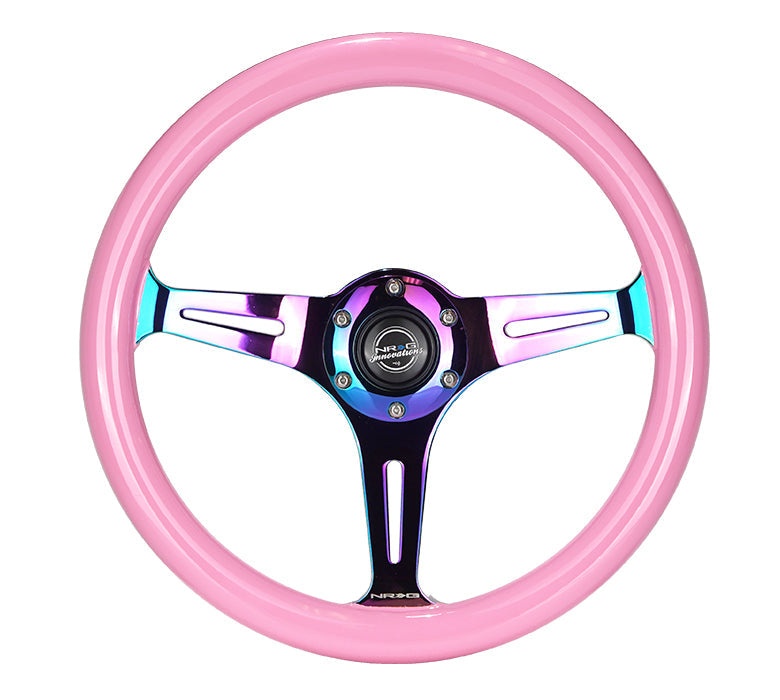 NRG 350MM 1.5" DEEP DISH WOOD GRAIN STEERING WHEEL