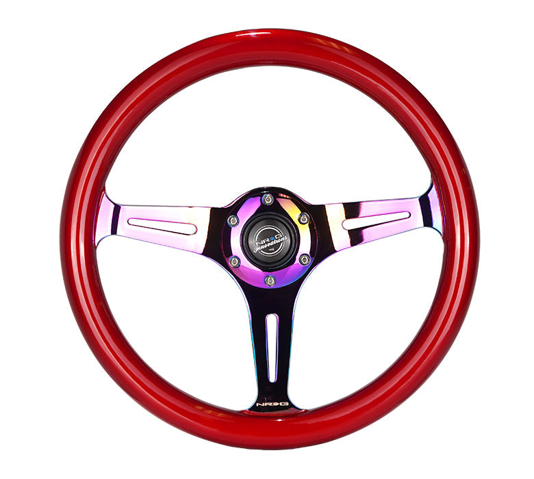 NRG 350MM 1.5" DEEP DISH WOOD GRAIN STEERING WHEEL