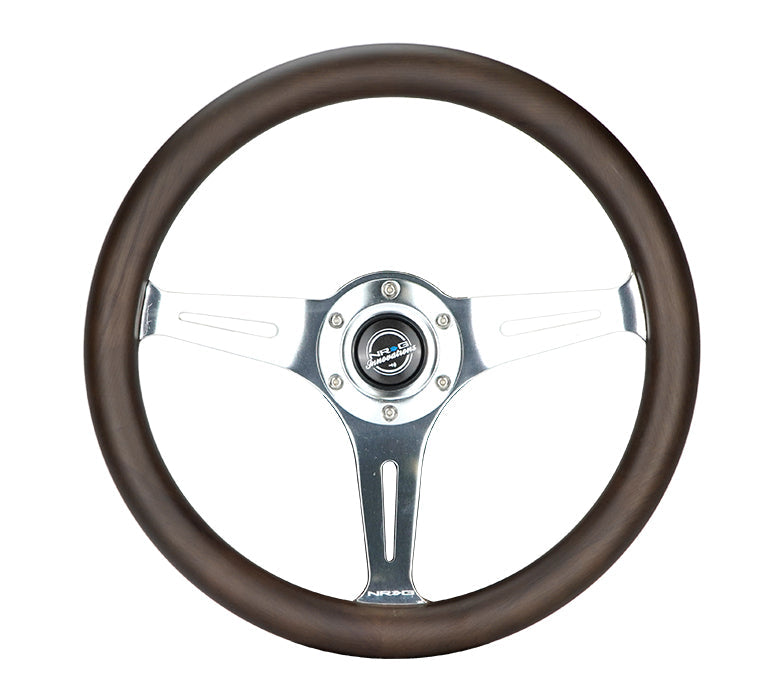 NRG 350MM 1.5" DEEP DISH WOOD GRAIN STEERING WHEEL