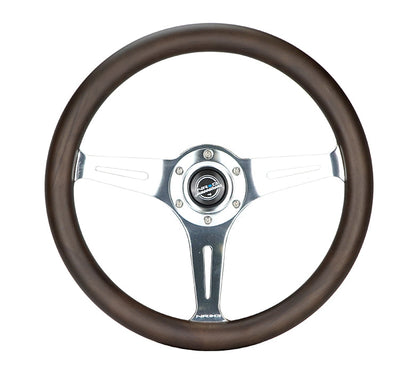NRG 350MM 1.5" DEEP DISH WOOD GRAIN STEERING WHEEL