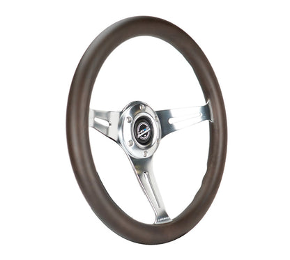 NRG 350MM 1.5" DEEP DISH WOOD GRAIN STEERING WHEEL