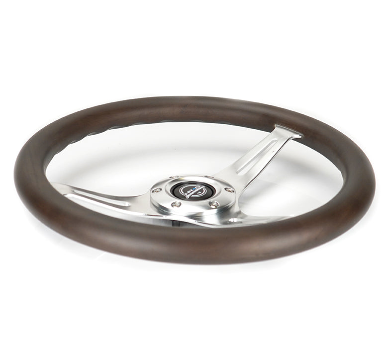 NRG 350MM 1.5" DEEP DISH WOOD GRAIN STEERING WHEEL