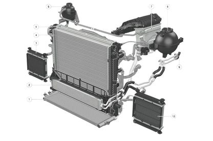 CSF High Performance Auxiliary Radiator | G8X M2 / M3 / M4 (S58)
