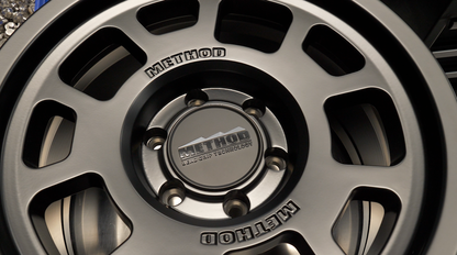 (set of 4) Method MR705 Titanium | 18x9" +25mm | 5x150mm Wheel
