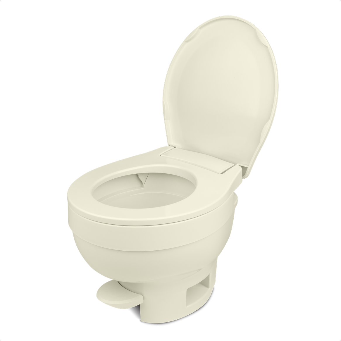 Thetford | Aqua-Magic VI Low RV Toilet with Foot Flush | 31834 | Parchment