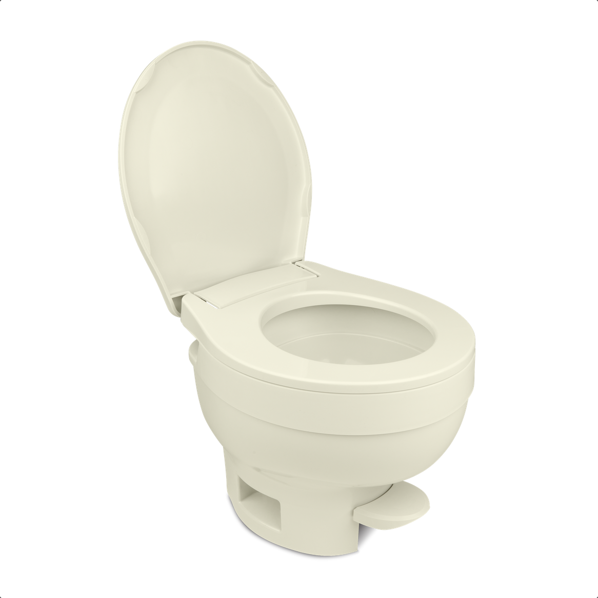 Thetford | Aqua-Magic VI Low RV Toilet with Foot Flush | 31834 | Parchment